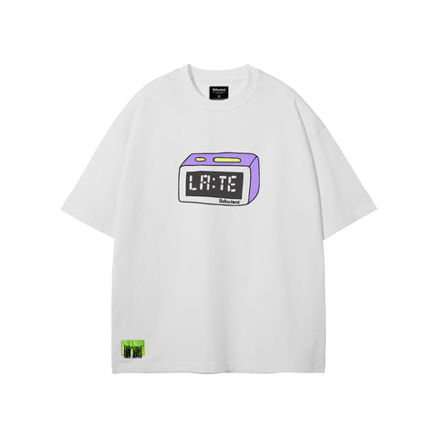 Late Again T-Shirt - White