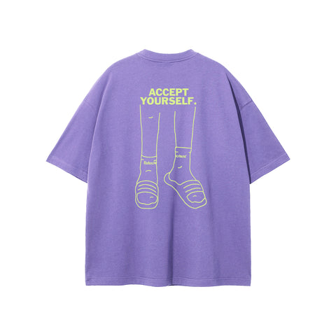 Accept Yourself T-Shirt - Purple