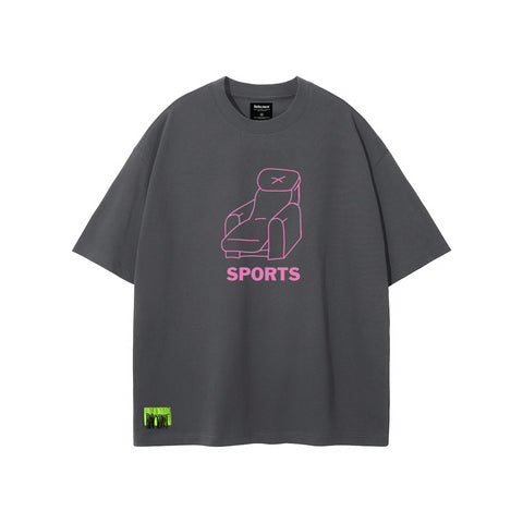 Sports Recliner T-Shirt (Charcoal)